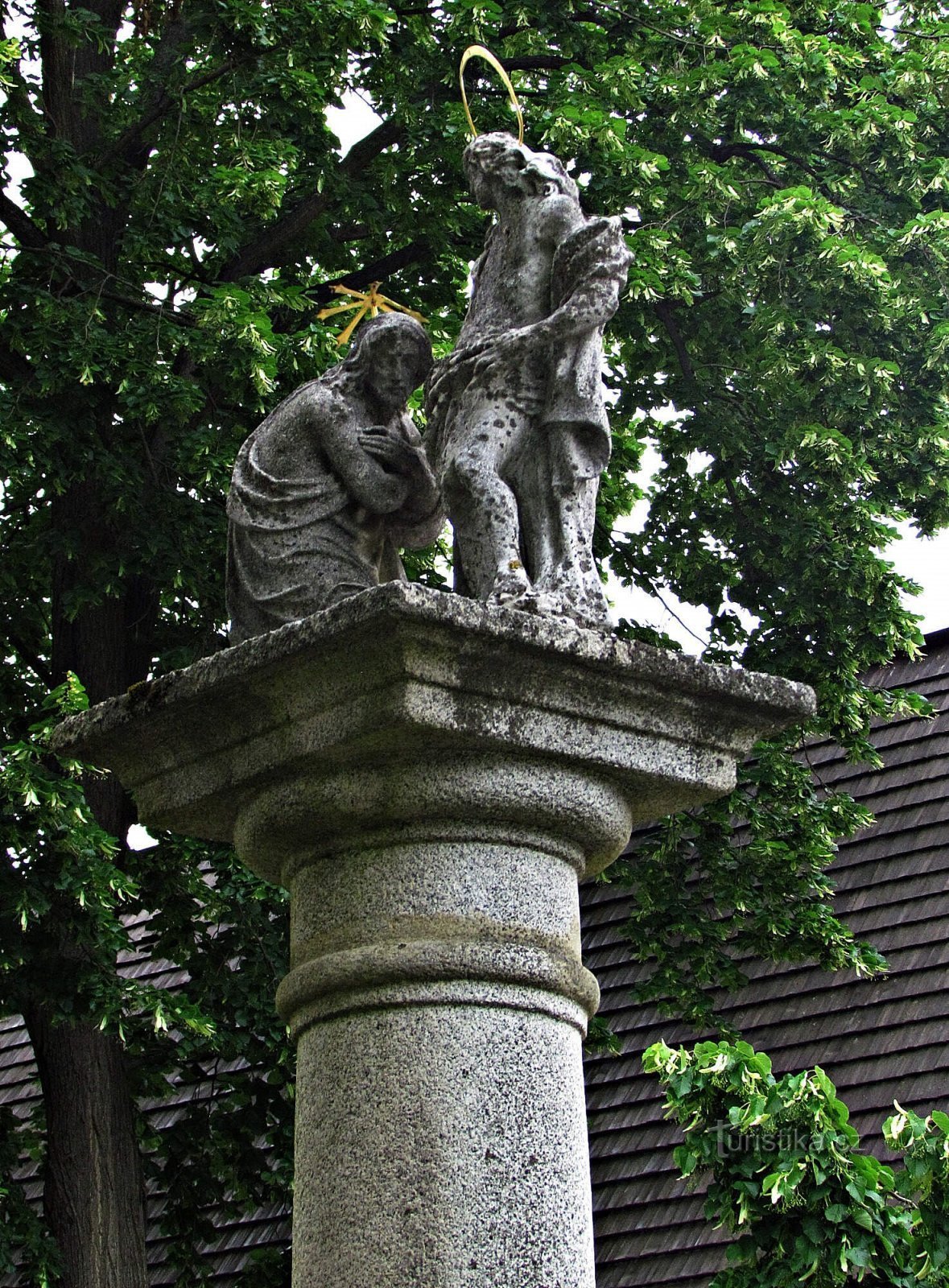 Havlíčkův Brod - column with St. John the Baptist