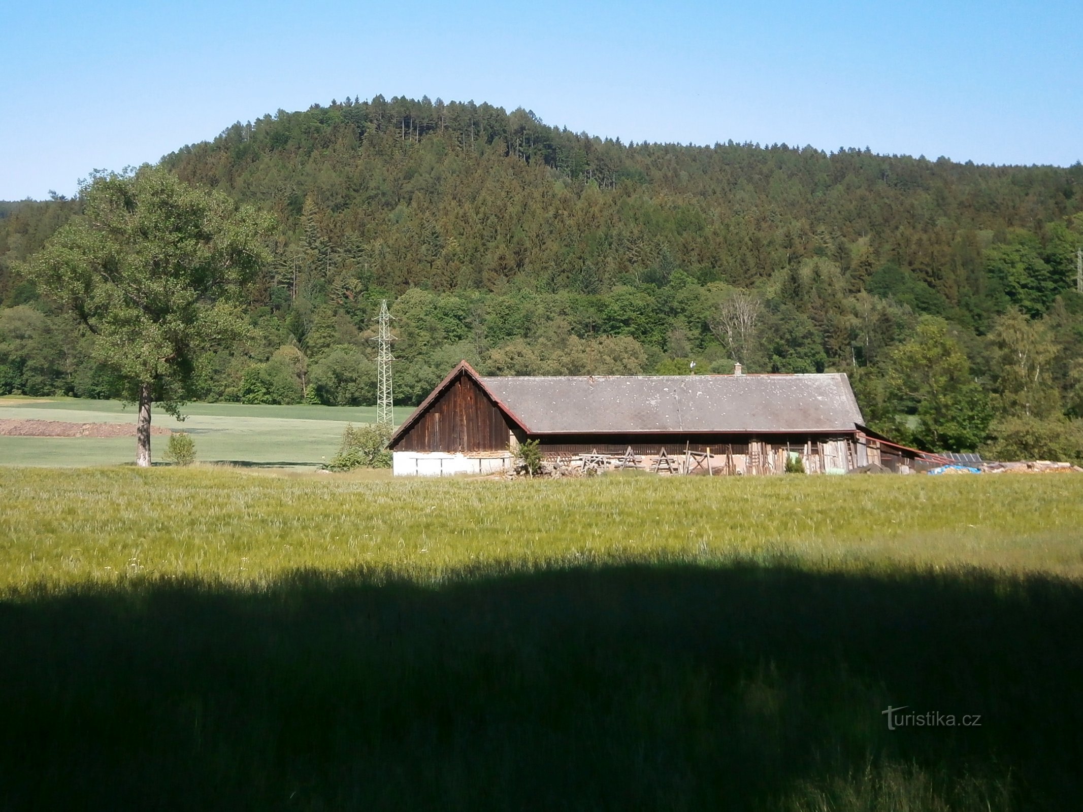 Гавловице № 143, холм Крамфлек на заднем плане (5.6.2015 июня XNUMX г.)