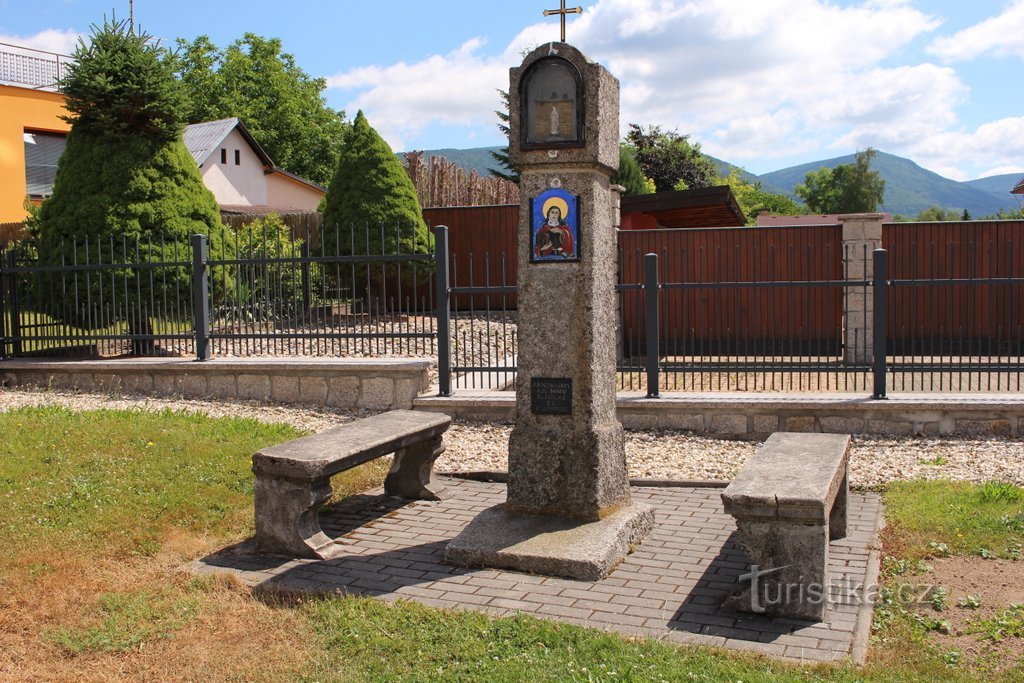 Hejnice, the torture of God in Lázeňská street