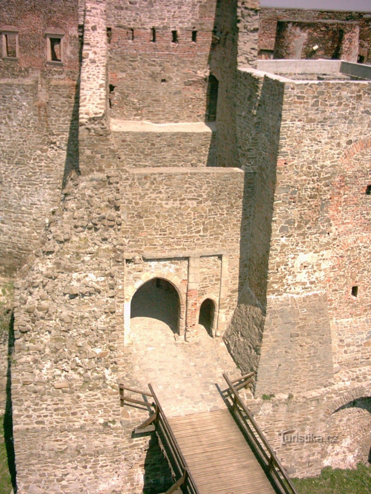 Helfštýn vista da torre