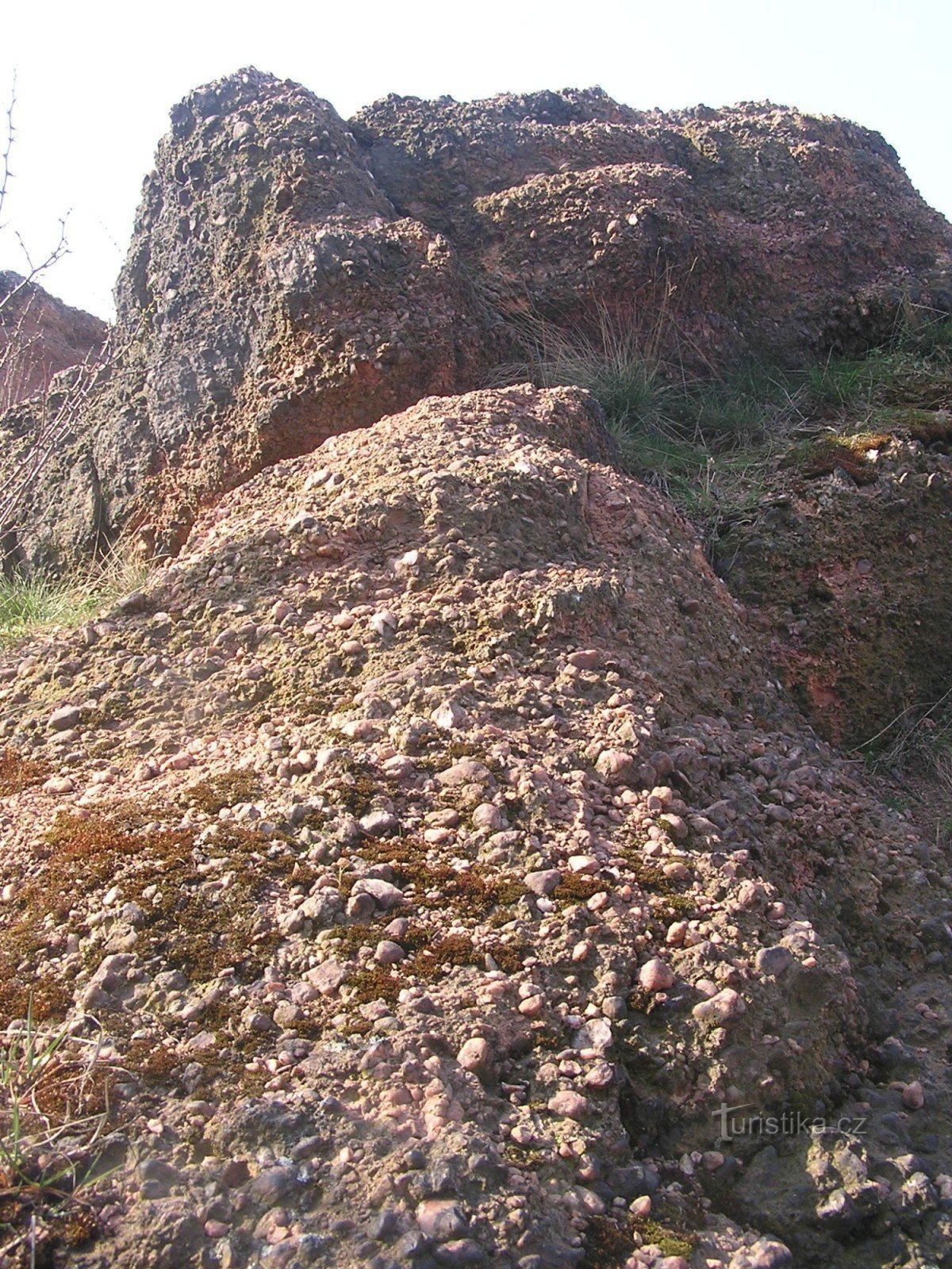 Helgoland - detaliu stâncă - 10.4.2009