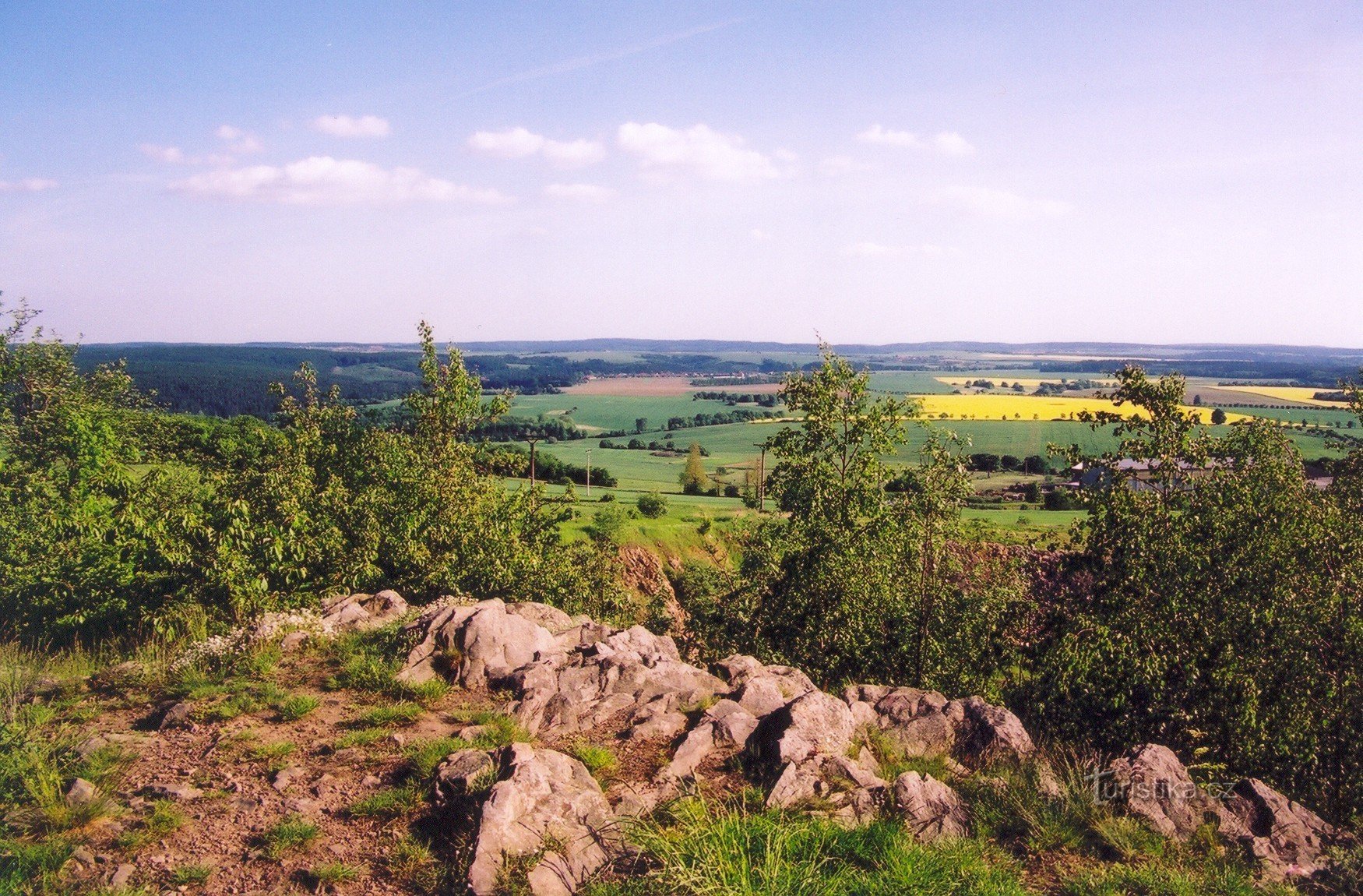 Helišova skála - lookout point