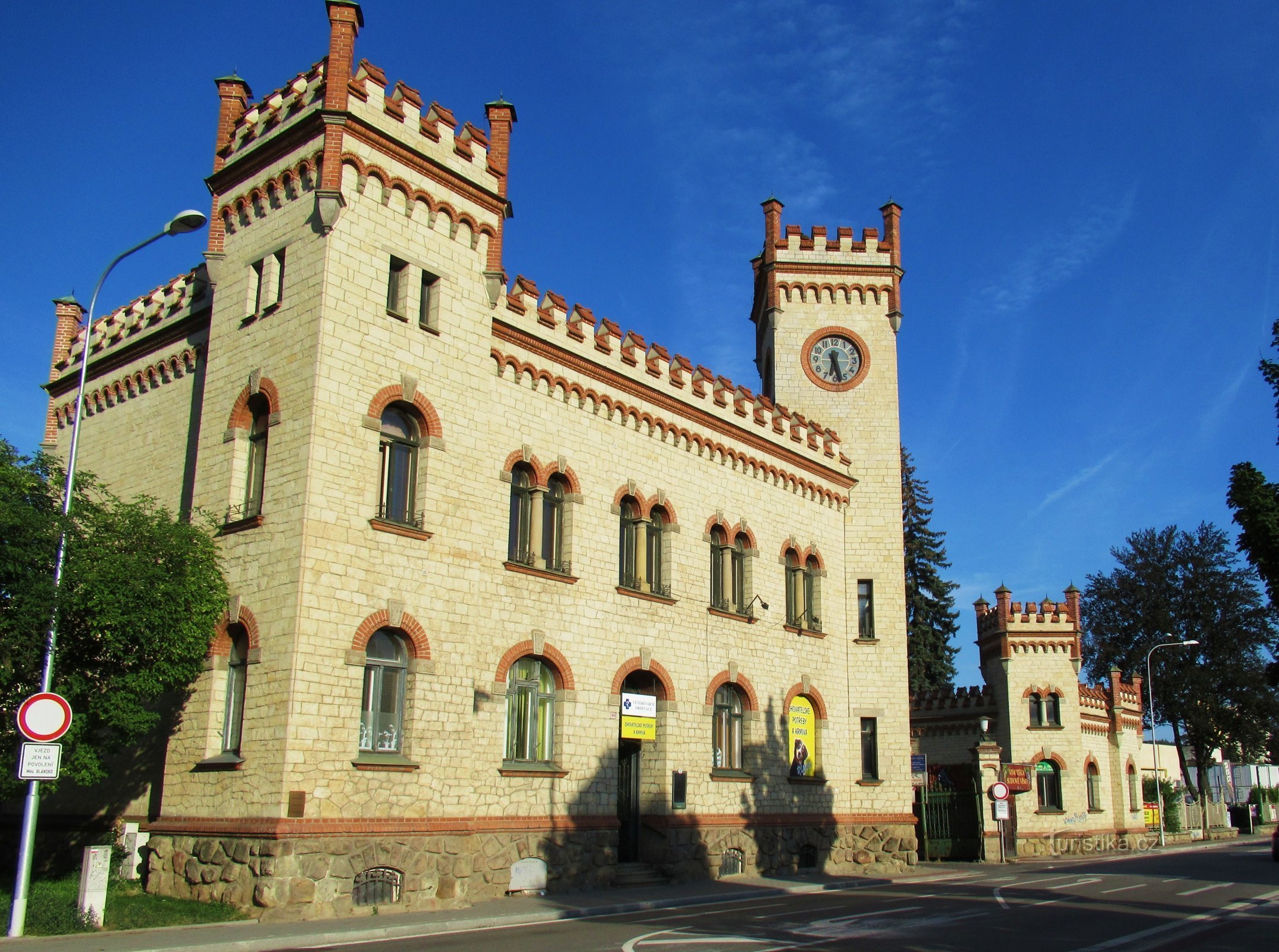 Ježek-virksomhedens historiske bygning i Blansko