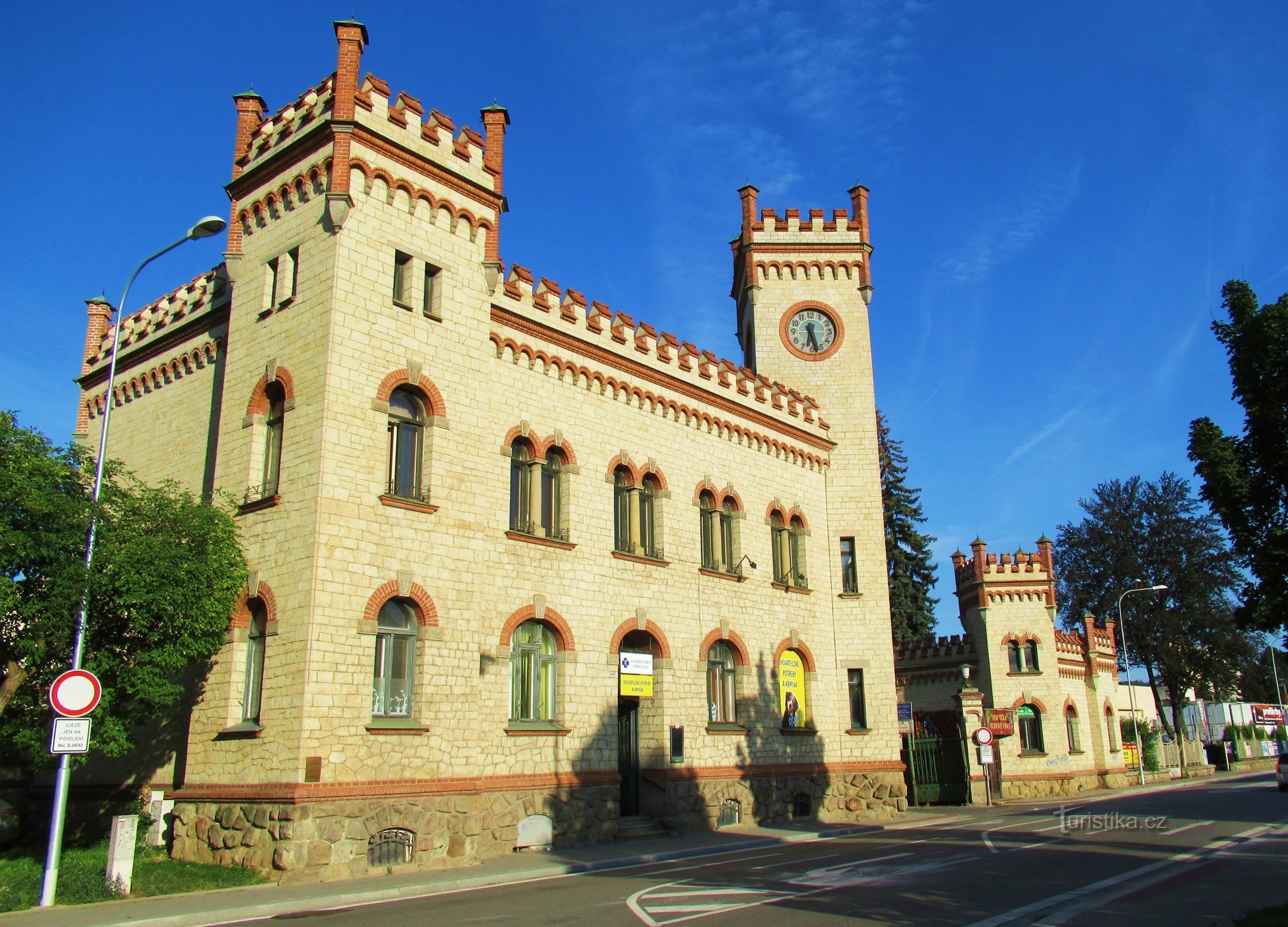 Das historische Gebäude der Firma Ježek in Blansko