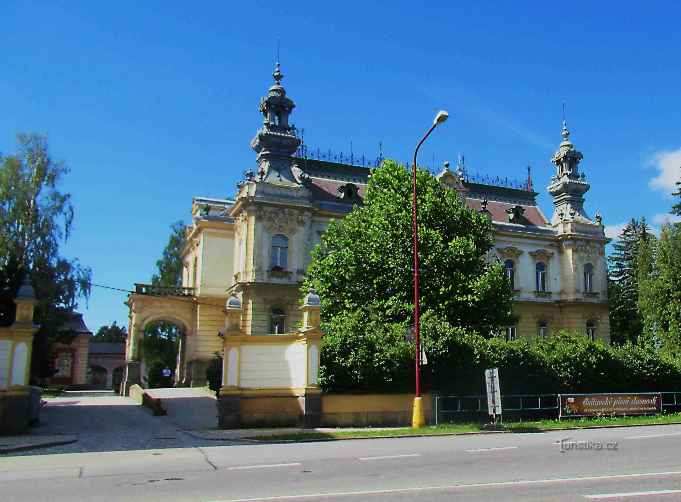 Historisk byggnad - Langrs villa i Svitavy