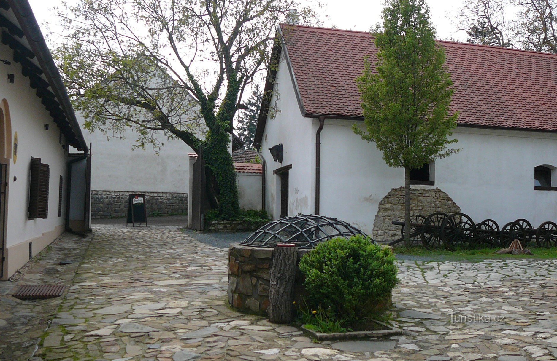 Historic stables at Stará Poště