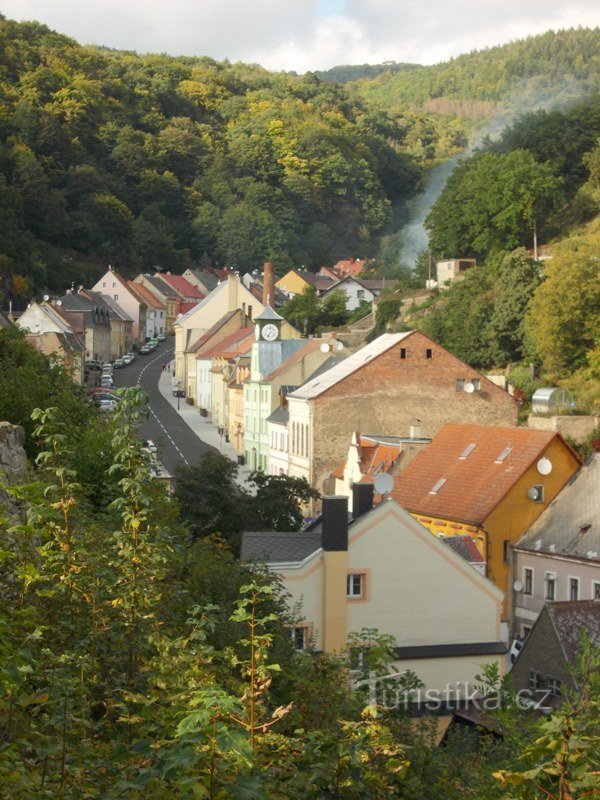 histórico Krupka do castelo