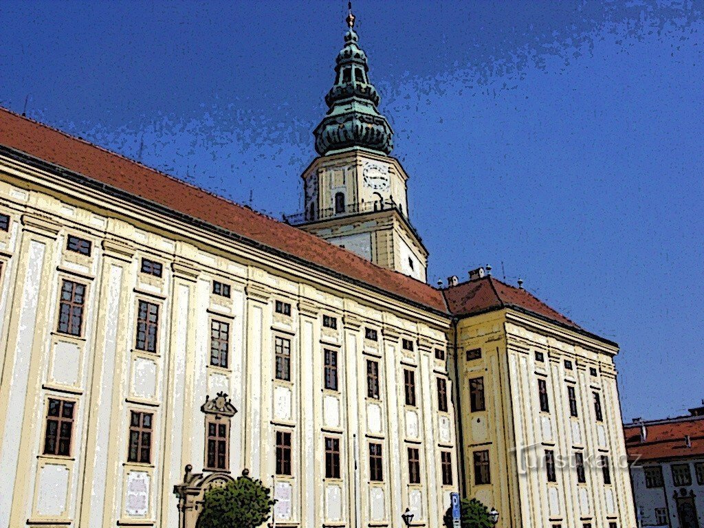 La ville historique de Kroměříž et sa beauté