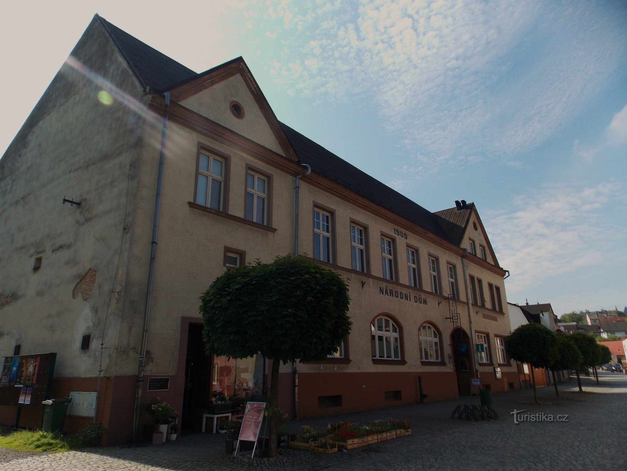 Historisch nationaal huis in Hradec nad Moravicí