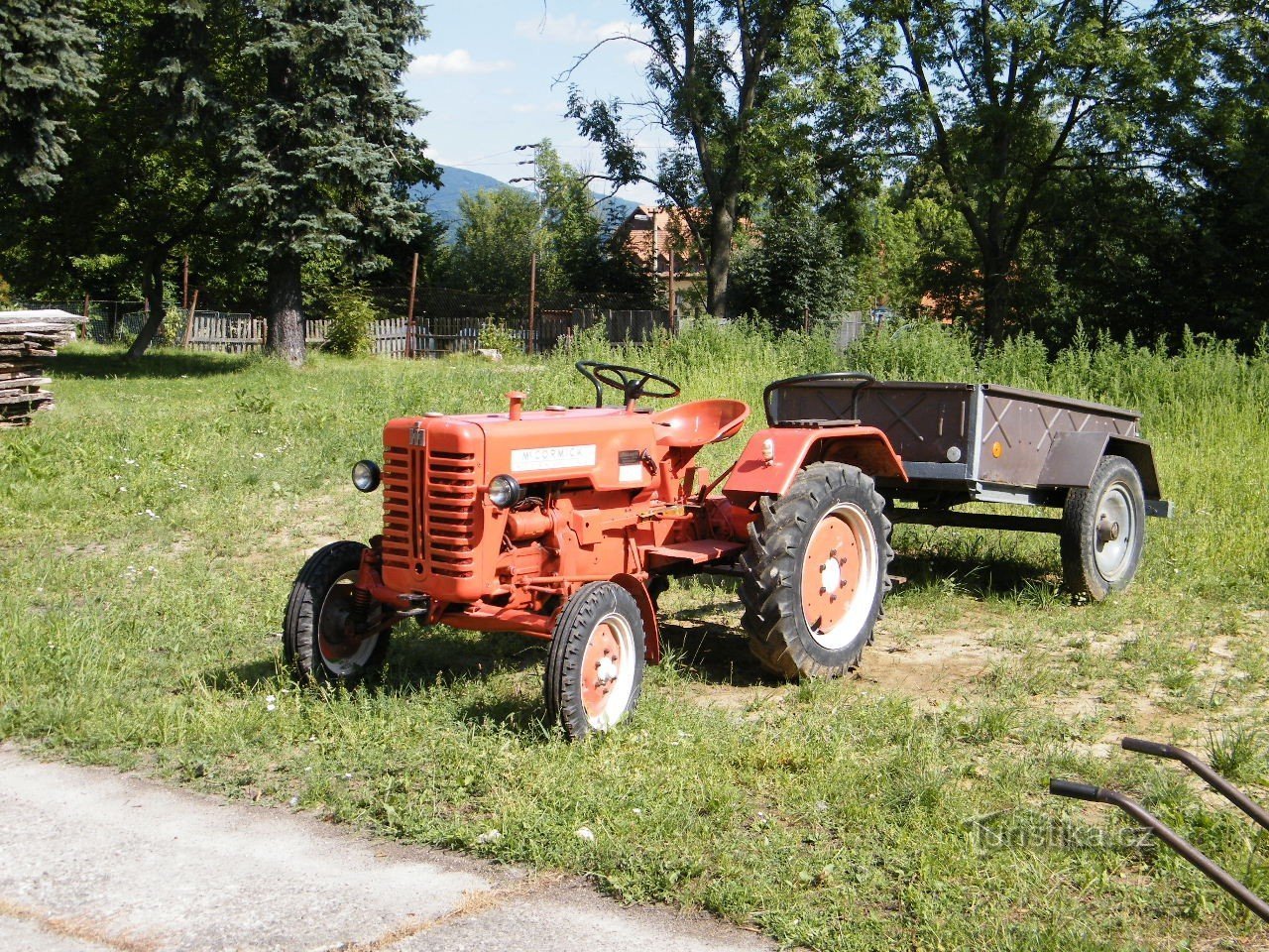 historische tractor