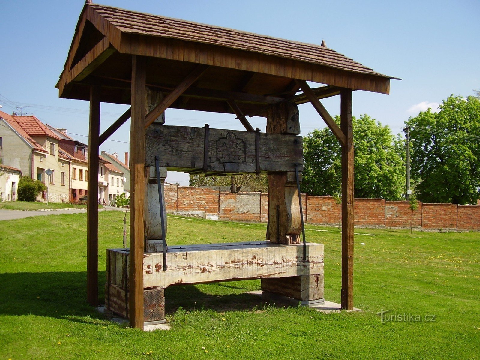 Historic wine press