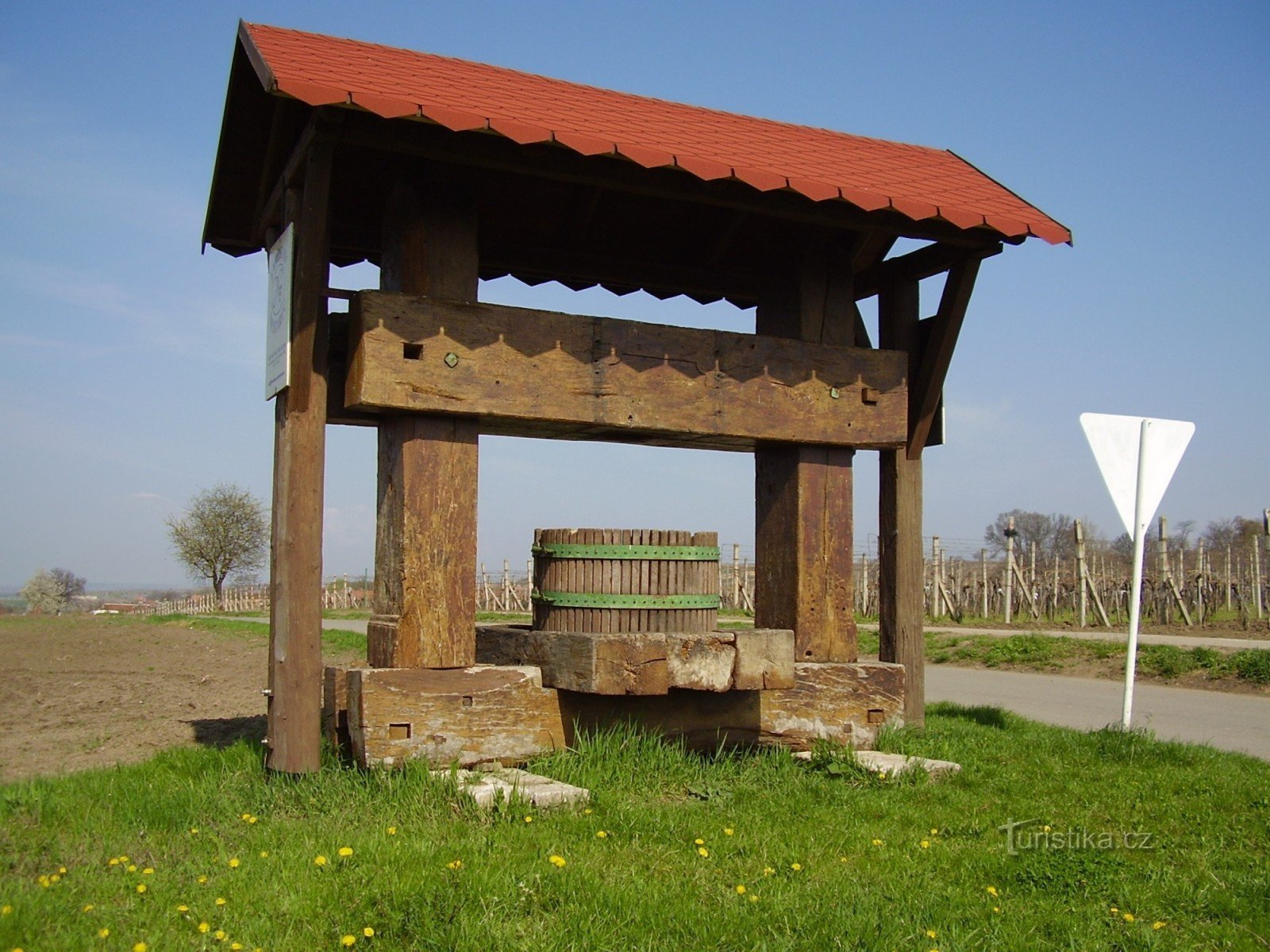 Bodega histórica bajo las bodegas de Velkóbílovice