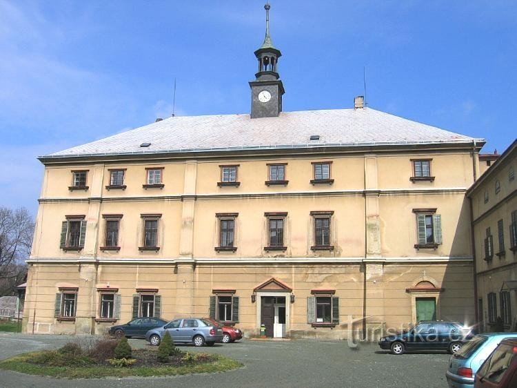 Das Hauptgebäude des Schlosses