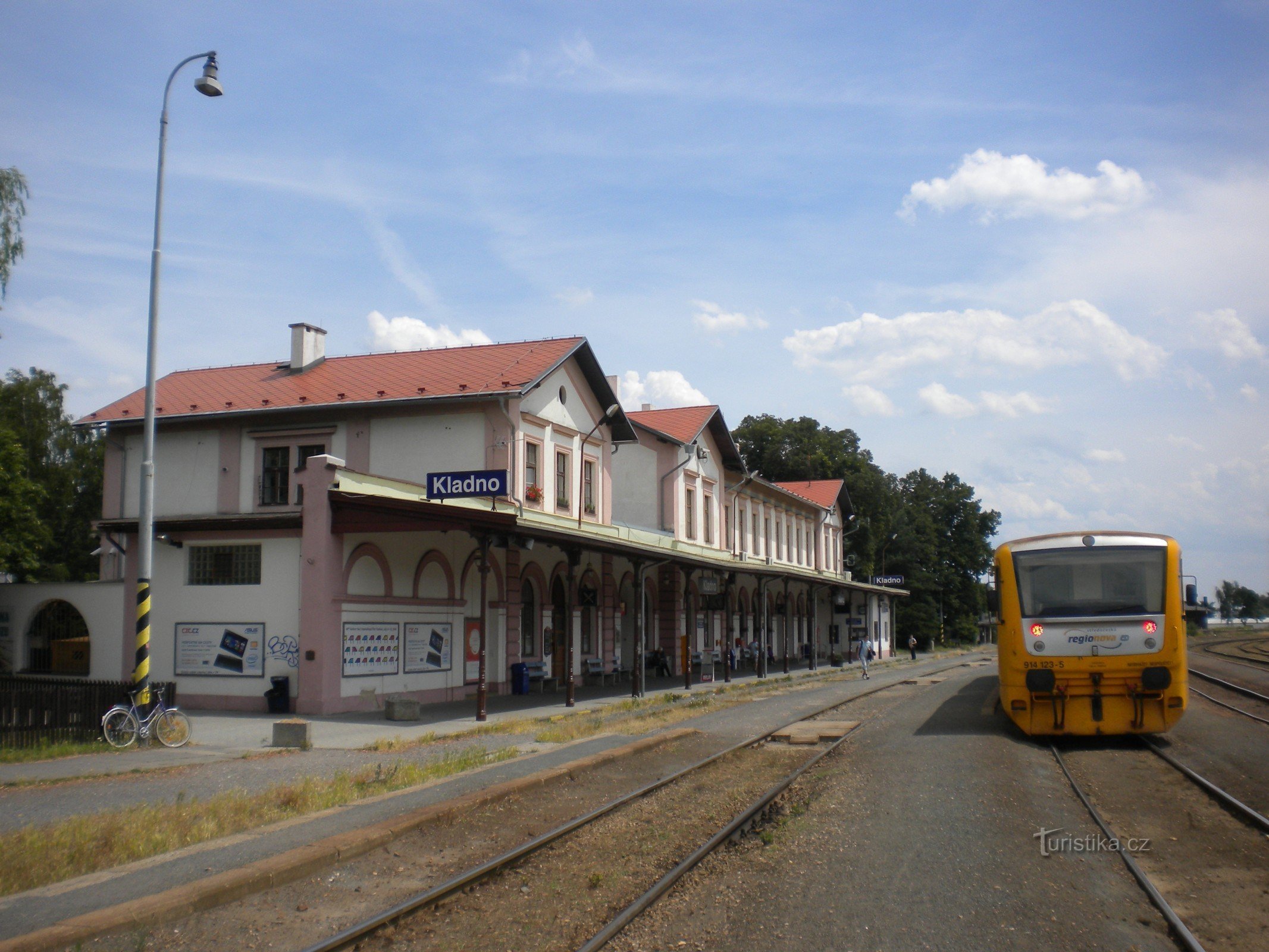 Hlavní nádraží v Kladně.