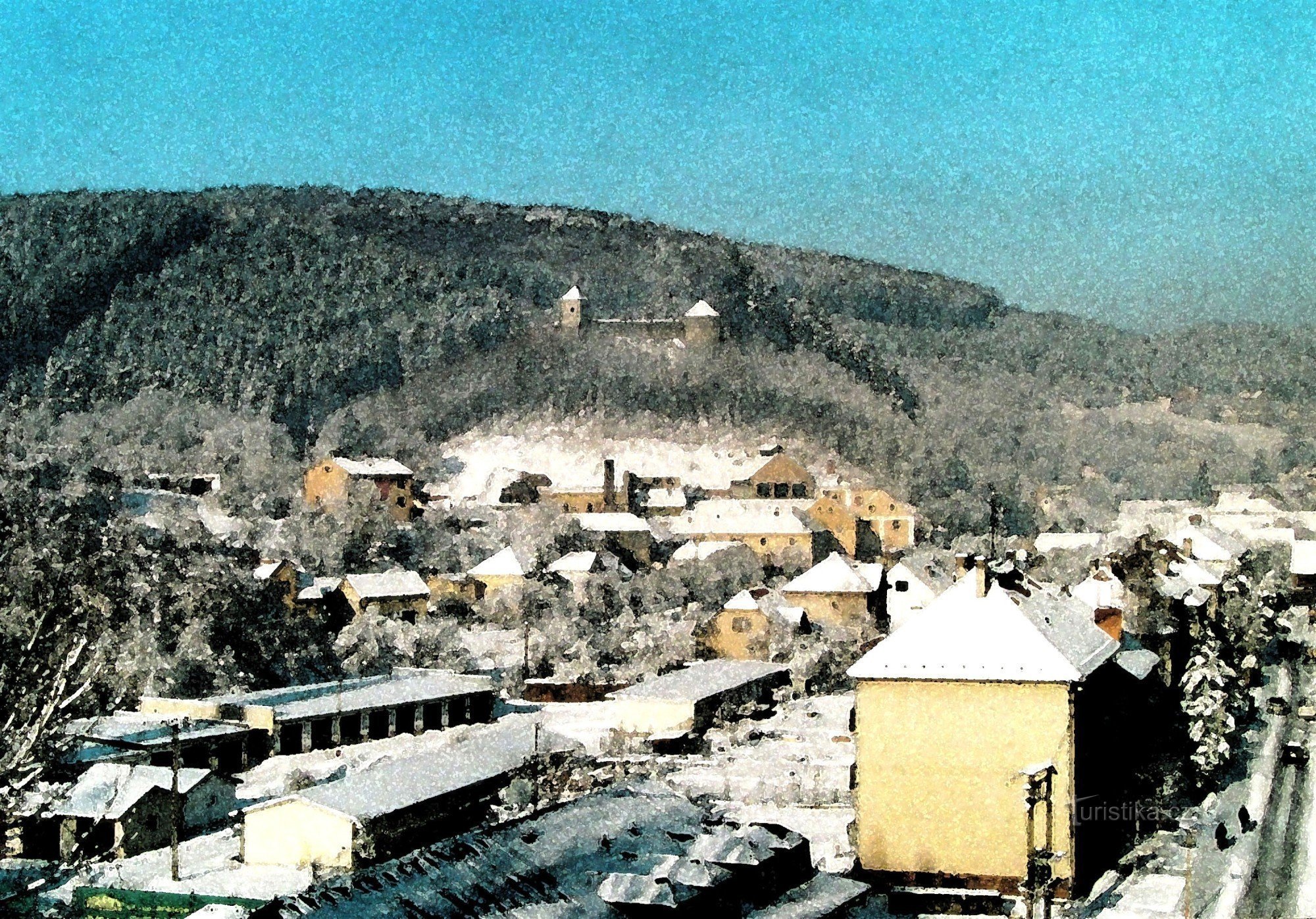 sediul principal al fostului conac Brumov