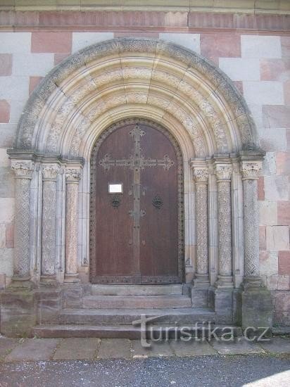 The main entrance to the tomb