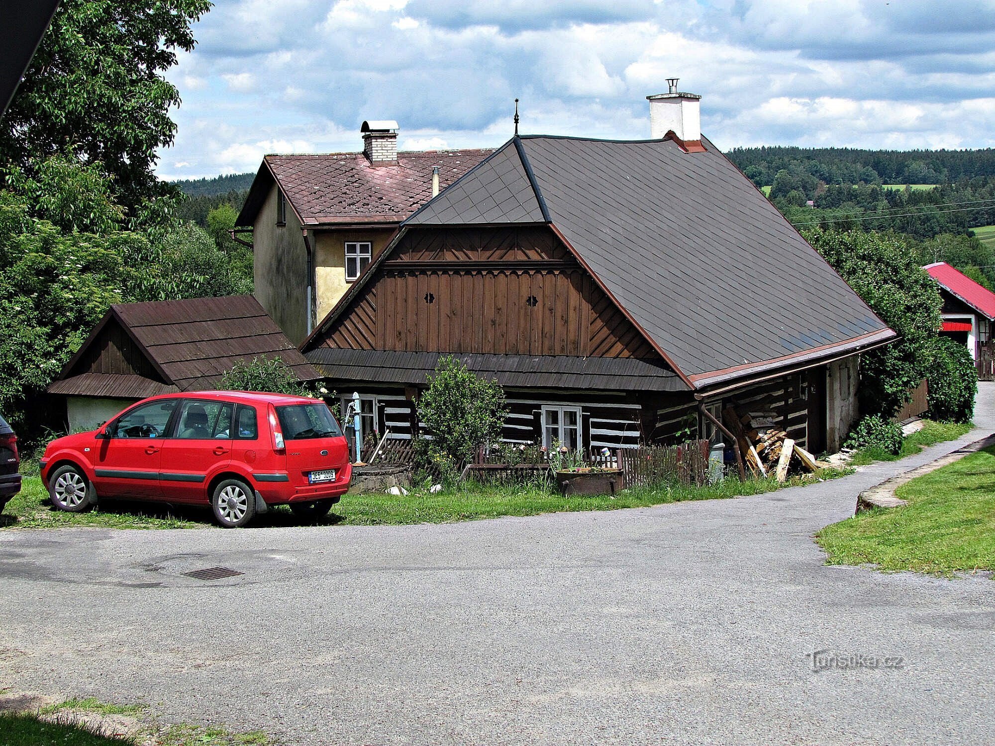 HLINSKO 21 - 8. Rondleiding door het openluchtmuseum op Veselé Kopec