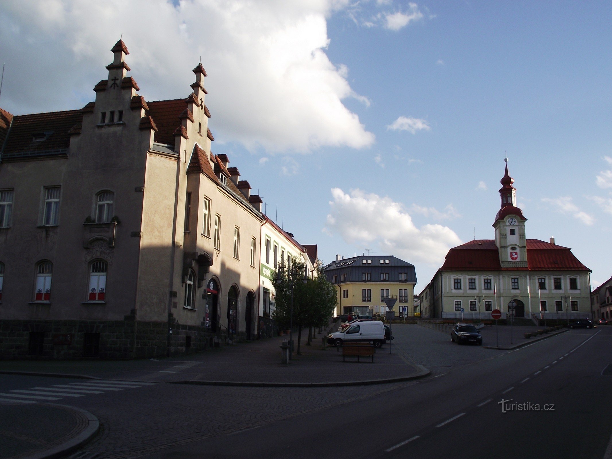 Hlinsko în Boemia - casa lui Ježdík