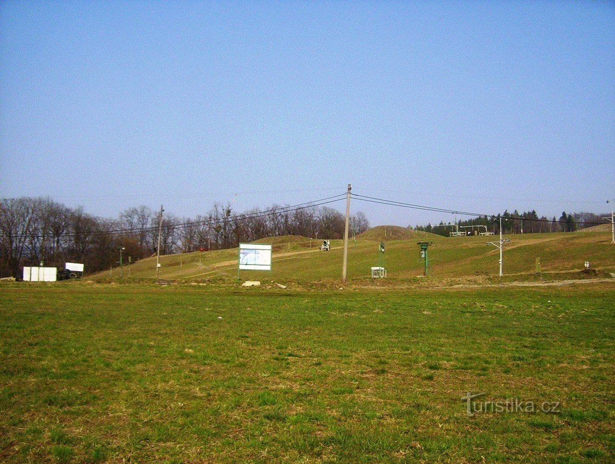 Hlubočky-ves-jarní Ski Area-Photo: Ulrych Mir.