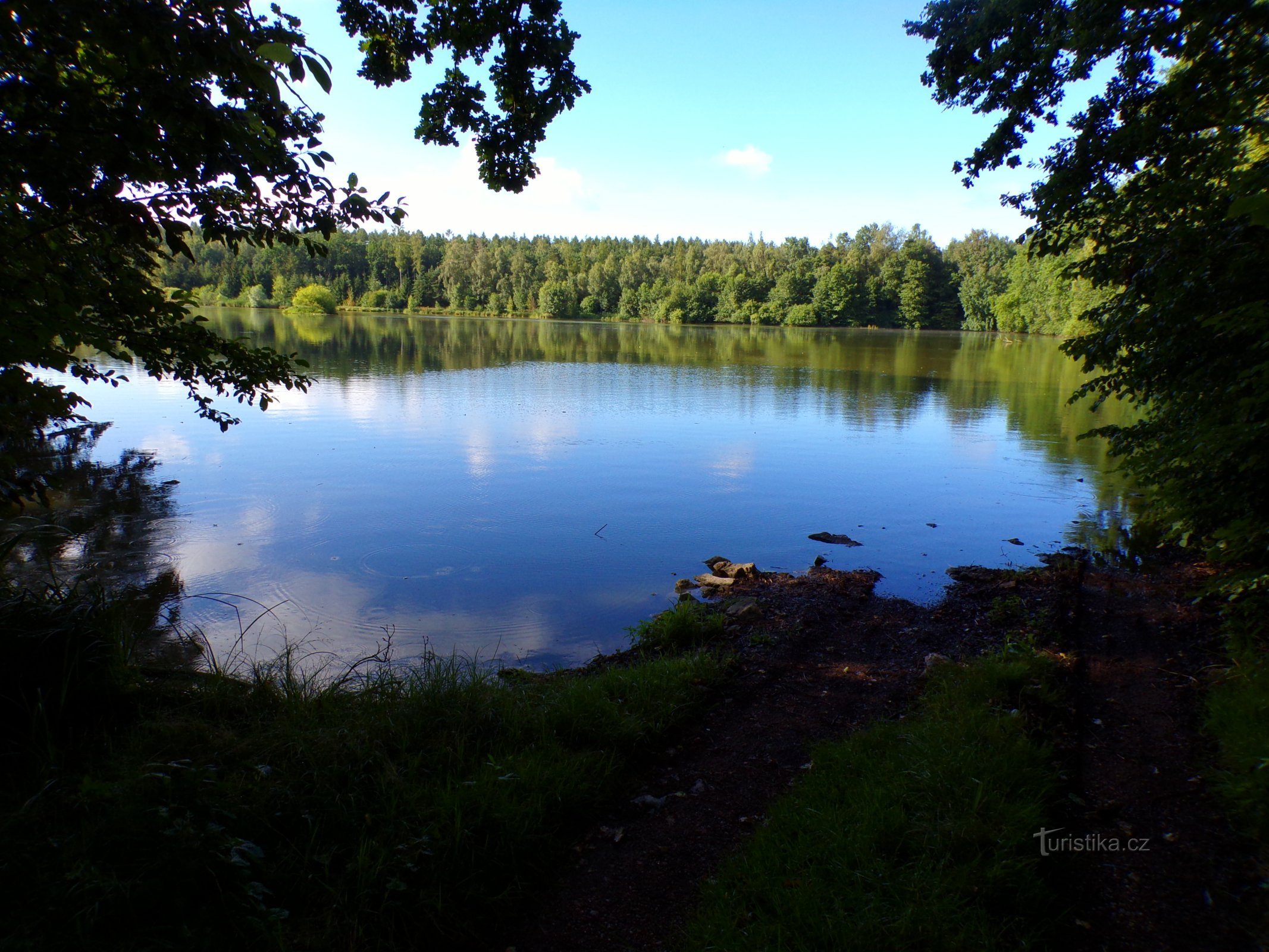 Hluboký rybník (Ledce, 10.7.2022)