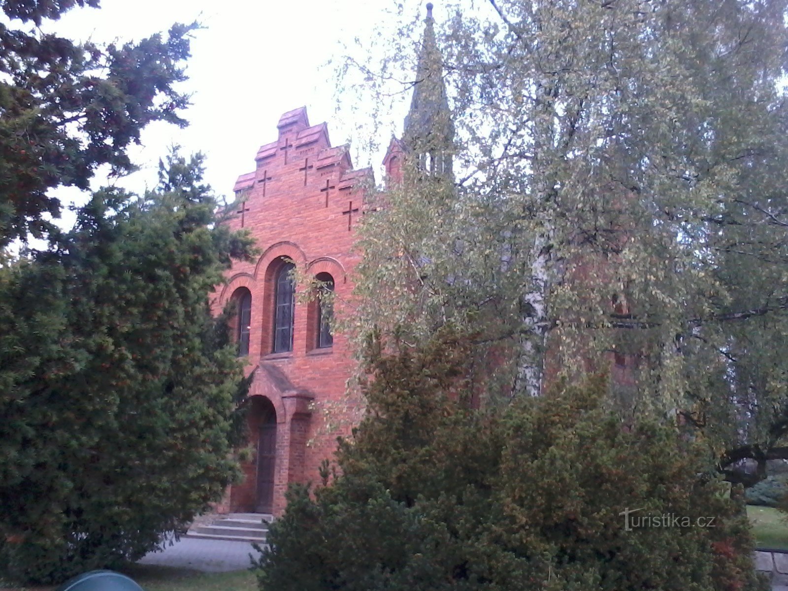 Hlúčín - evangelische Kirche.