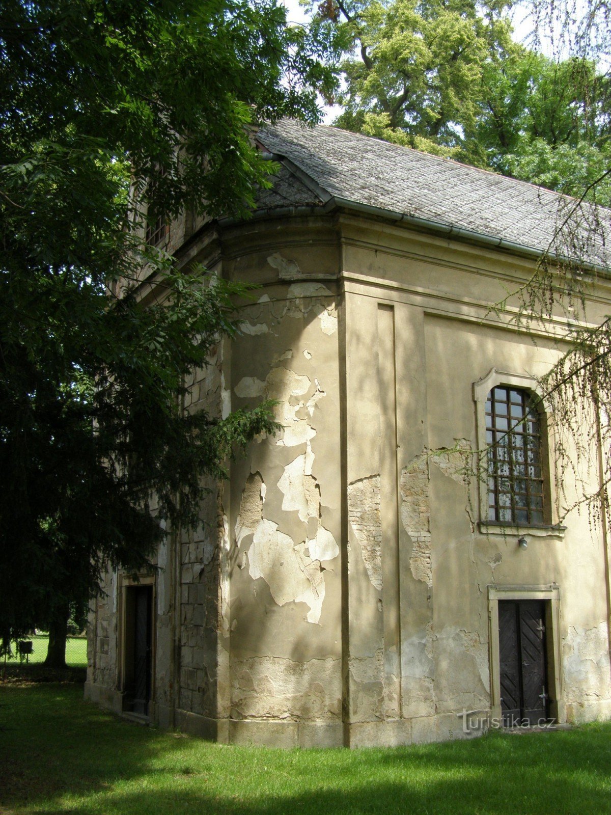 Hlušice - kirken St. Wenceslas