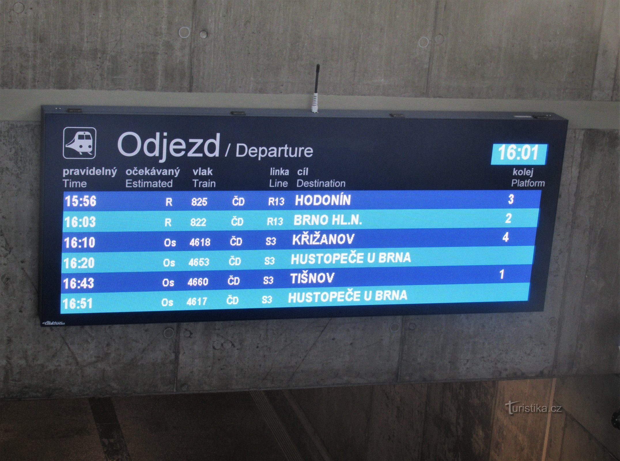 akvice elezni n Stanice