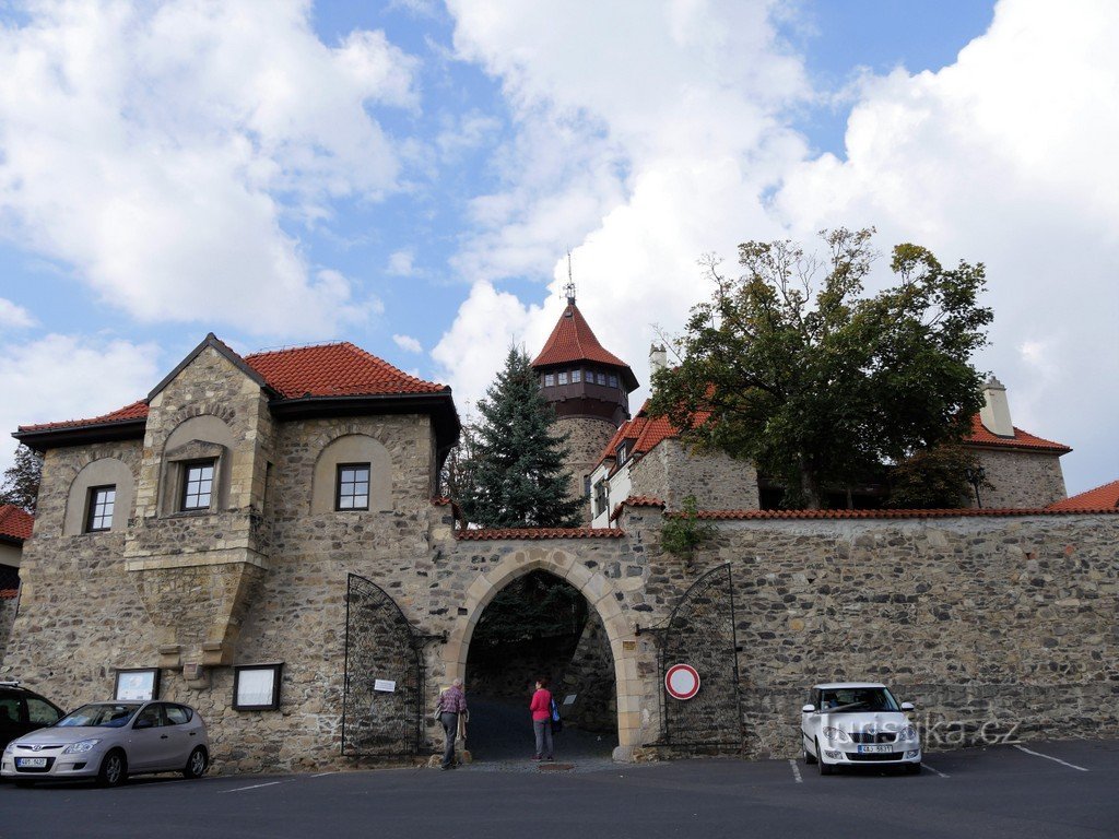 Hněvín, porte d'entrée