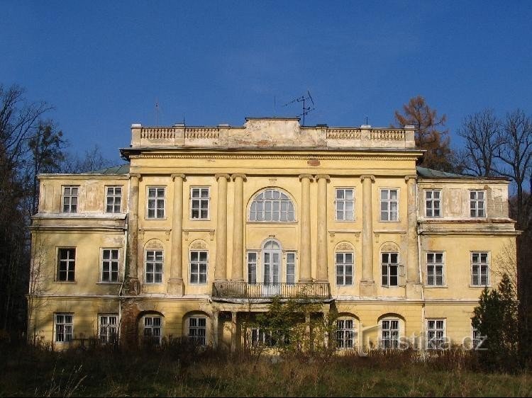 Dunghill: Uitzicht op het kasteel vanaf de zuidkant