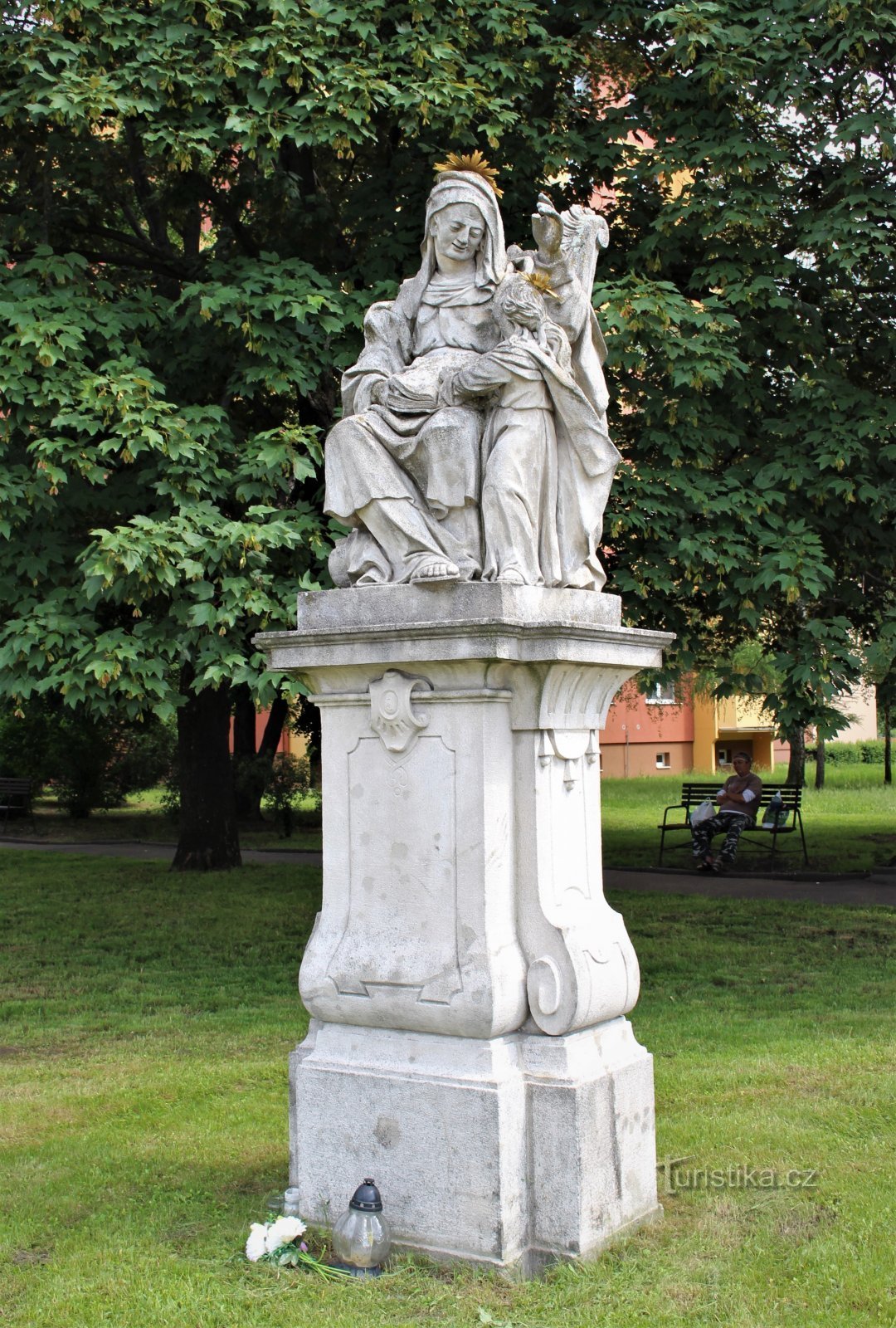 Hodonín - statue of Saint Anna