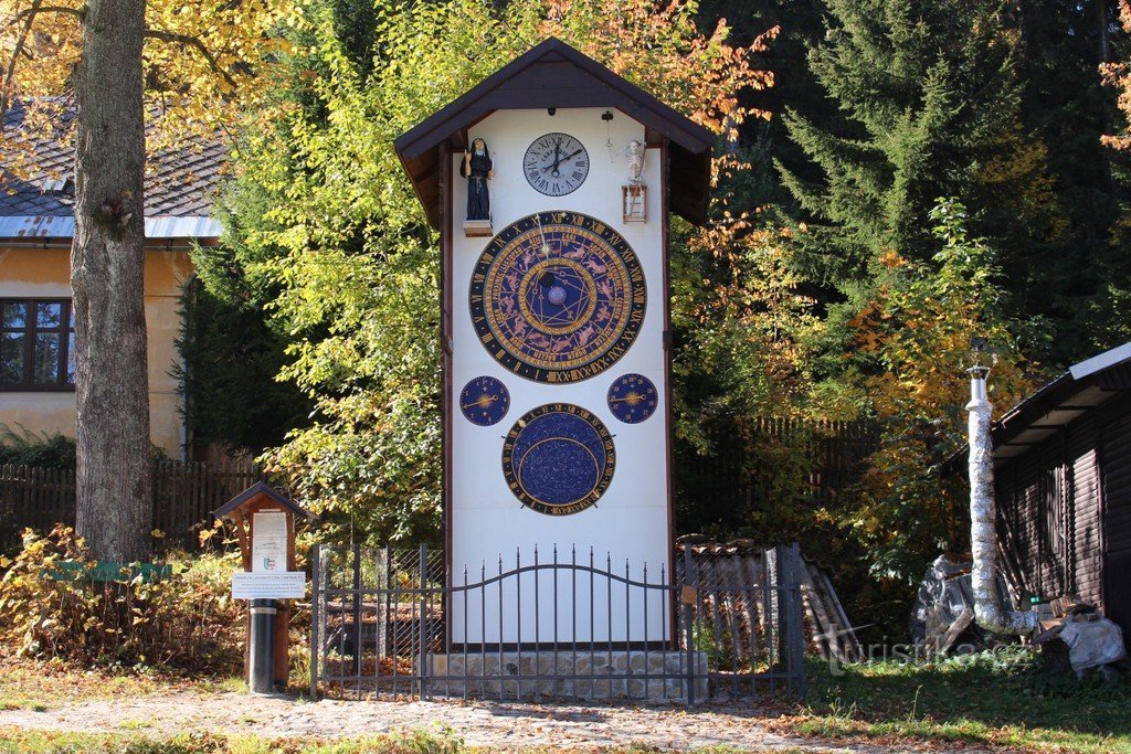 Hojsova Stráž, astronomical clock