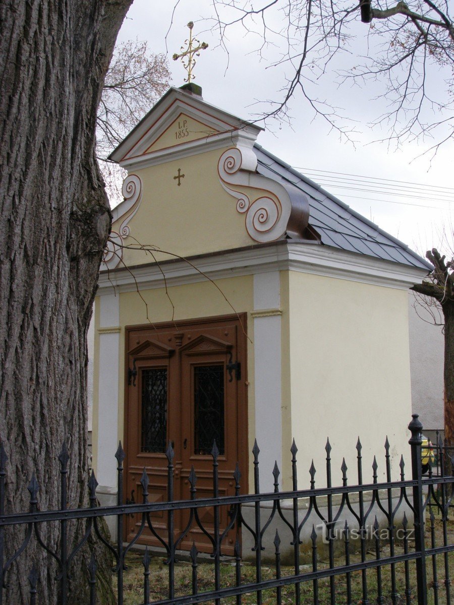 Holice - Szent Kápolna. Jan Nepomucký