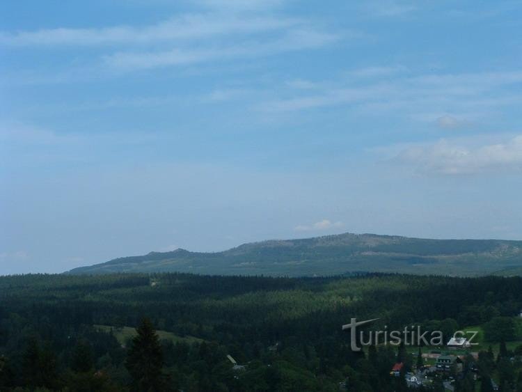 Holubník: From Vysoké hřeben above Bedřichov