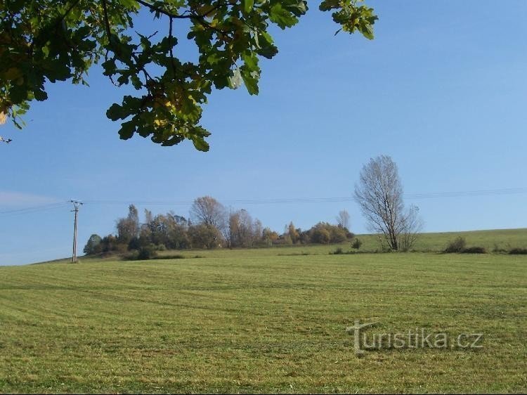 Hončova hůrka: Blick auf den Hügel