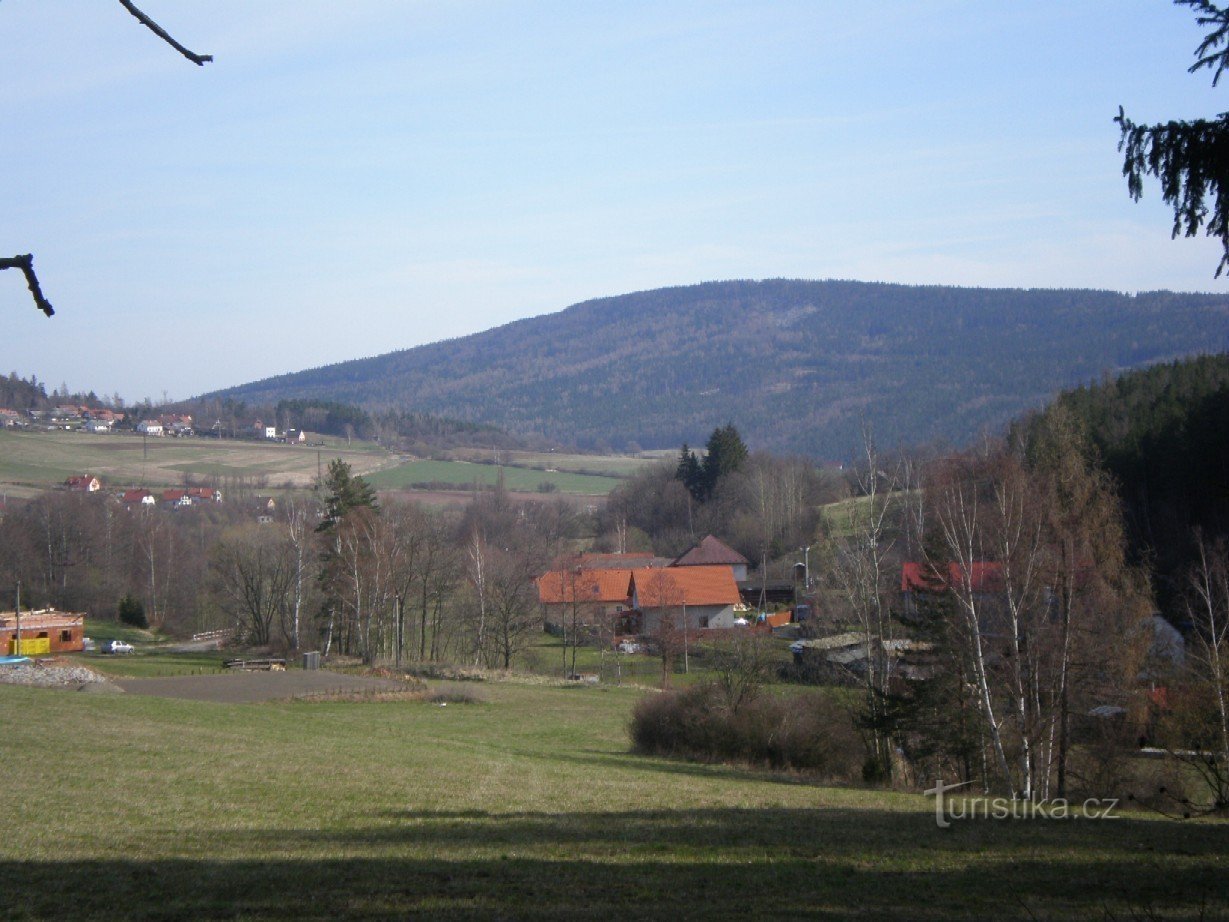 Hora Plešivec od Ohrazenice