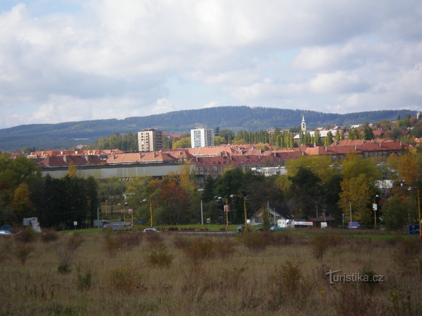 Mont Třemošná au-dessus de Příbramí