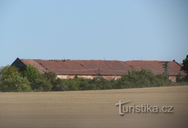 Horecký Dvůr - view from the road