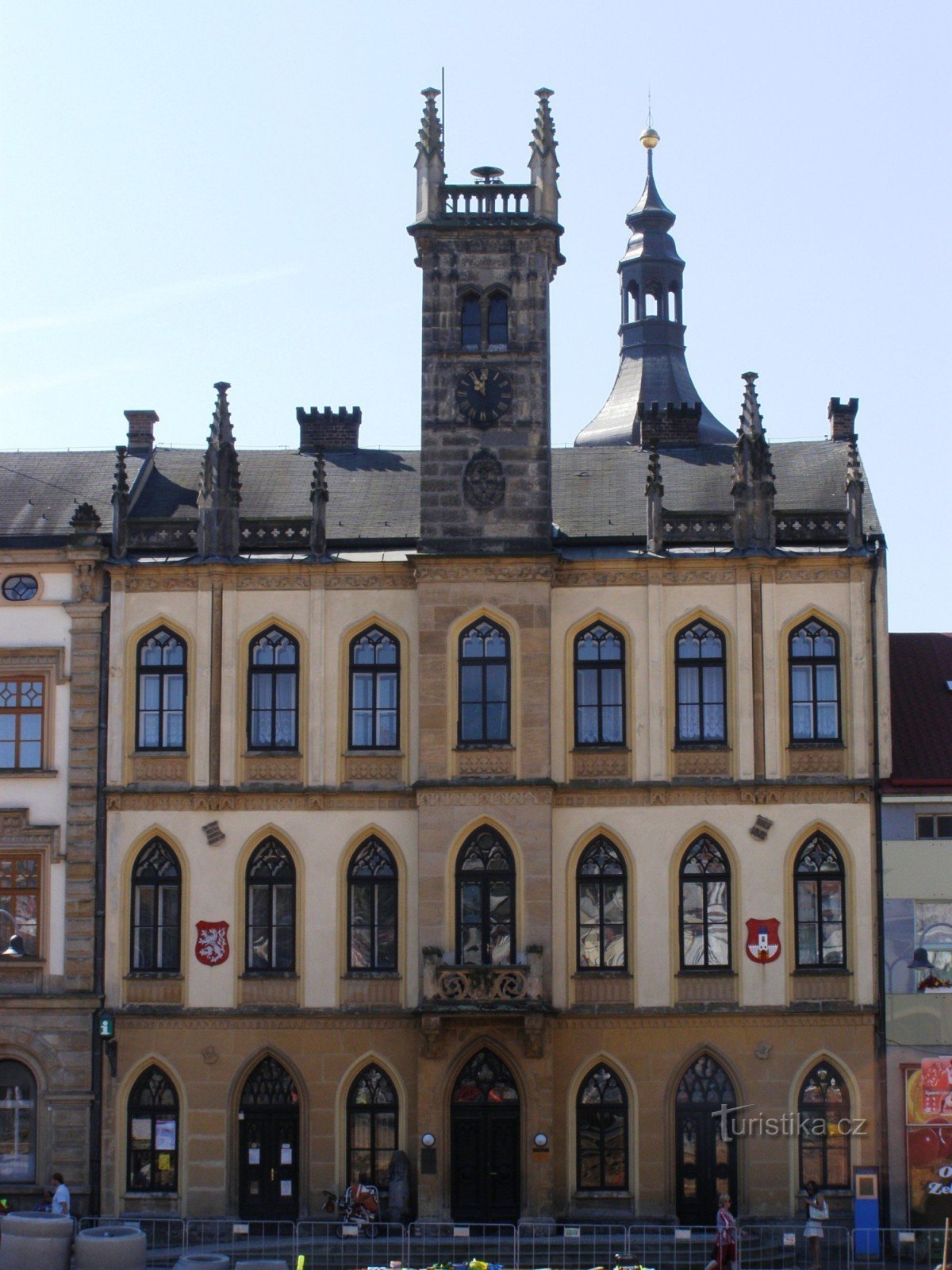 Hořice - infocentrum in het gemeentehuis