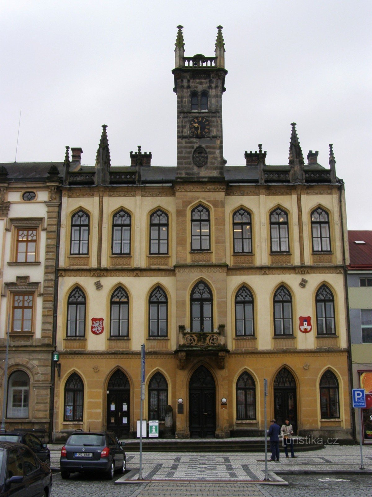 Hořice - Neogotisch stadhuis