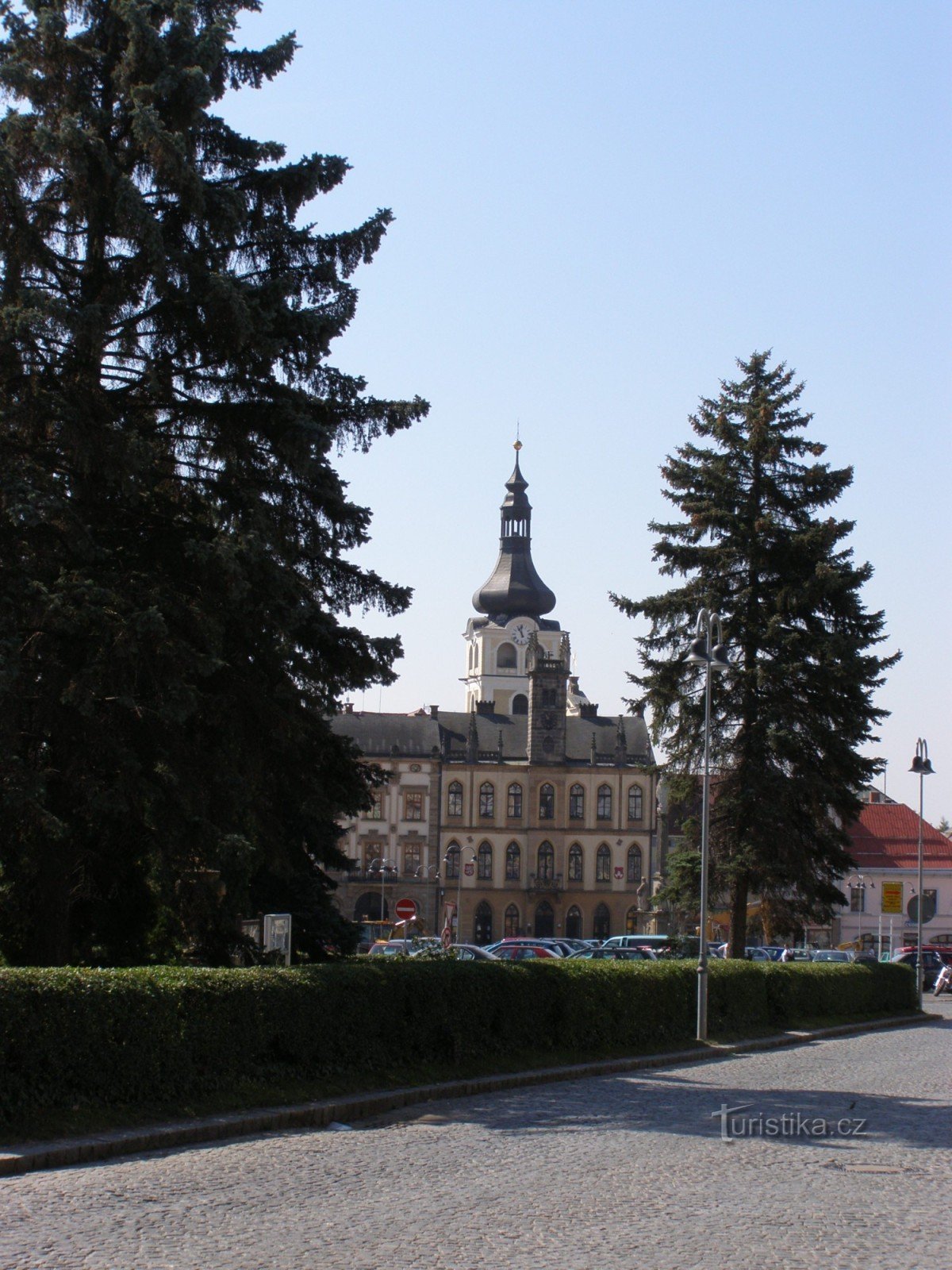 Hořice - Hôtel de ville néo-gothique