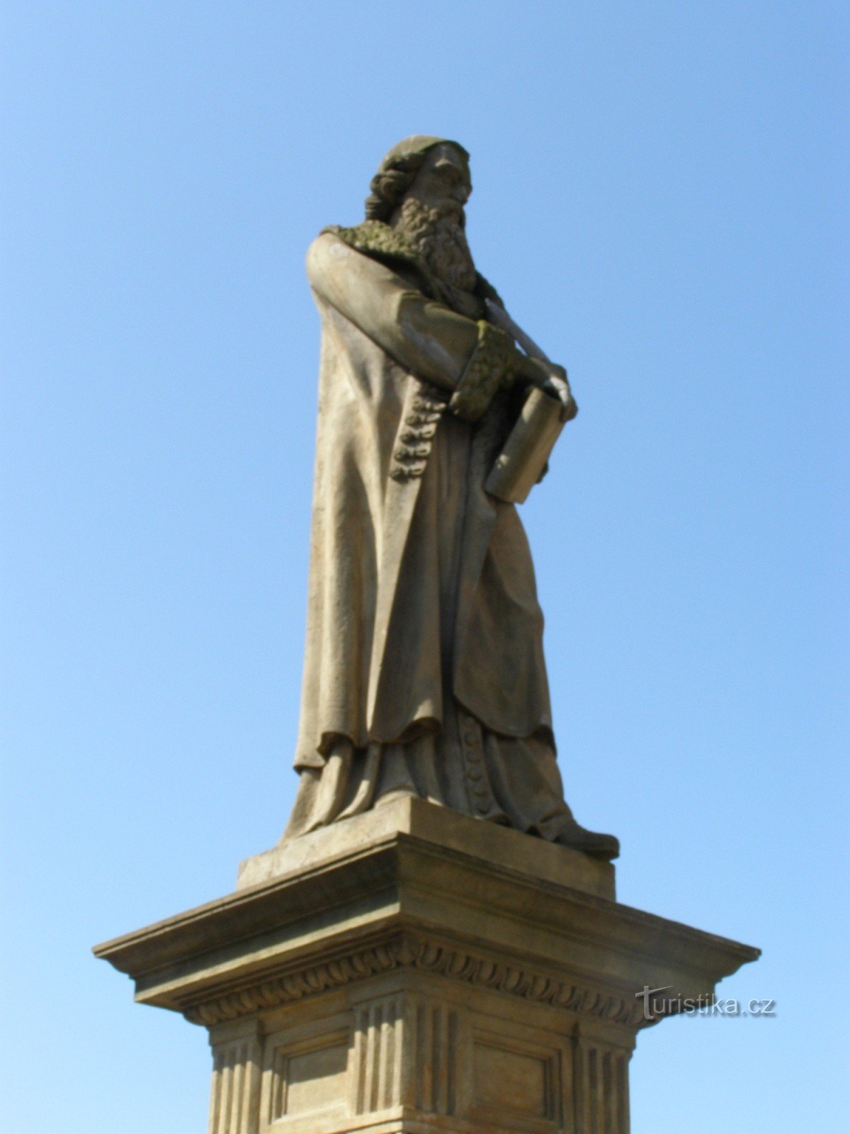 Hořice - monument voor JA Comenius
