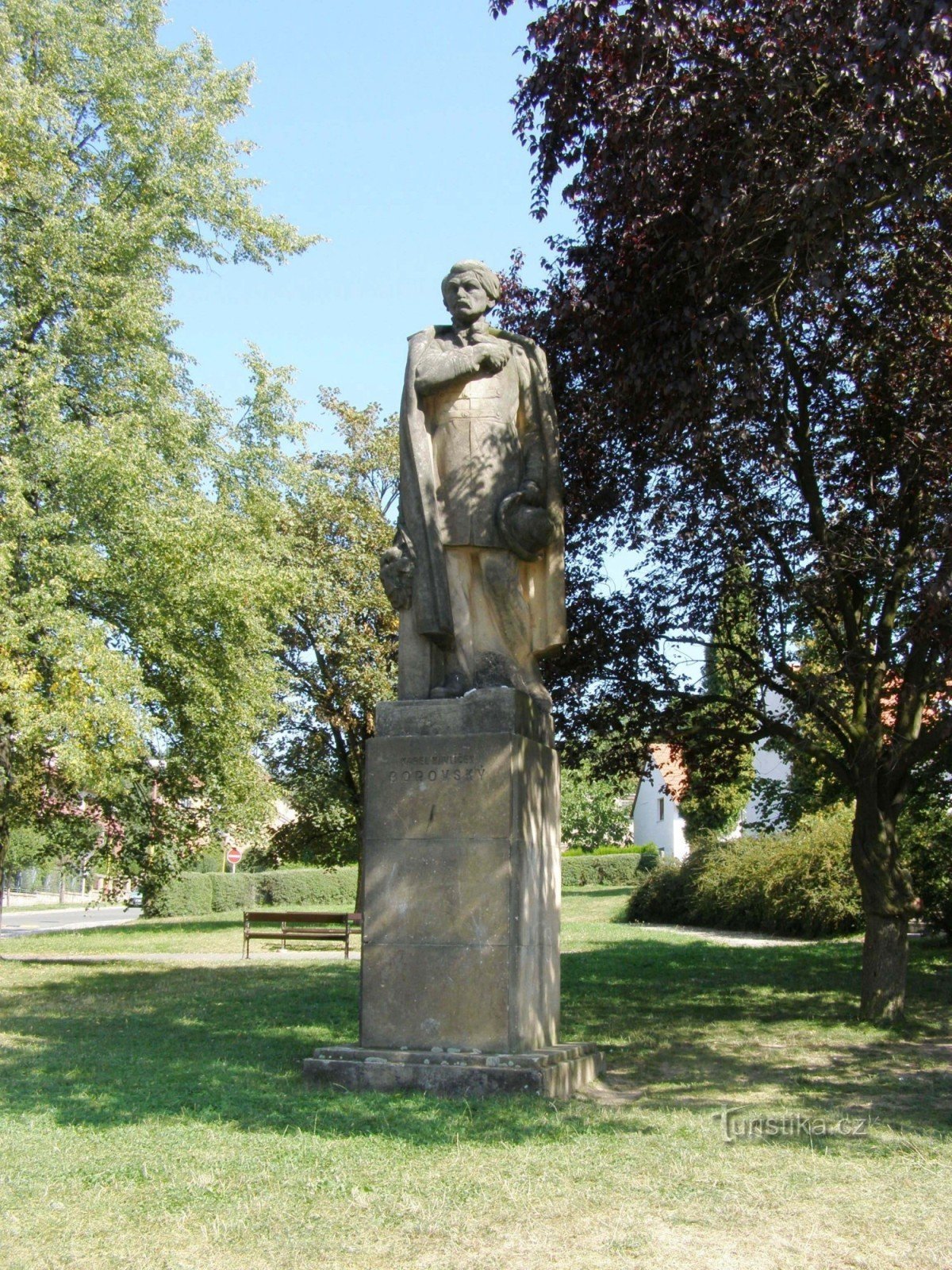 Hořice - monumentul KH Borovský