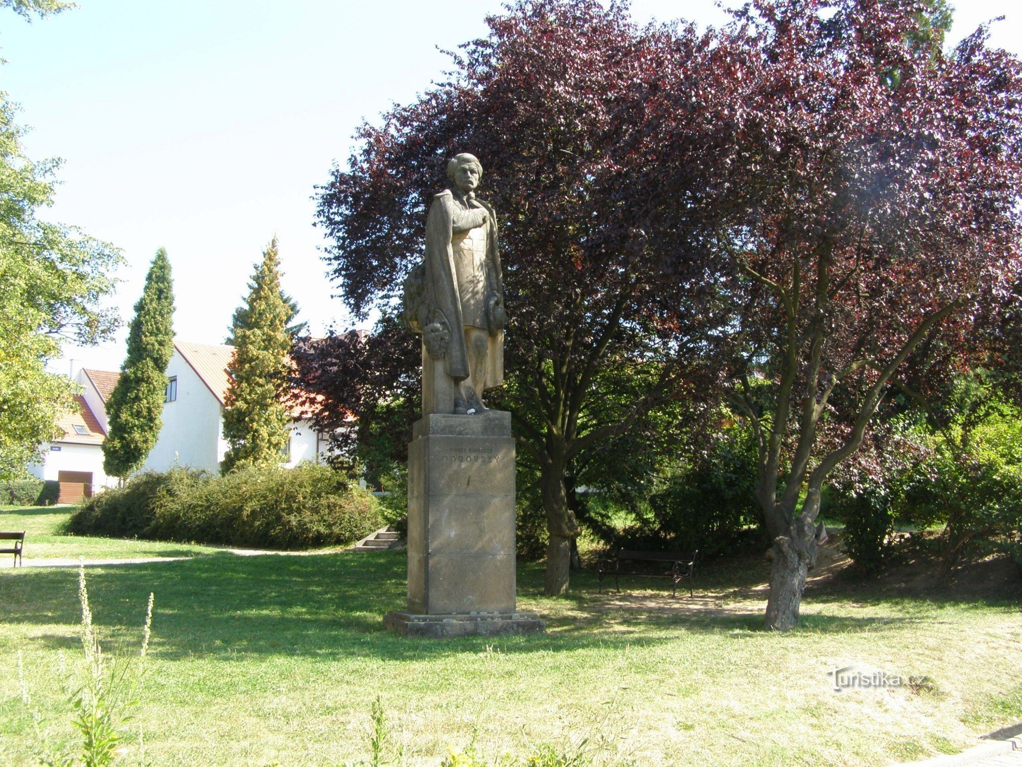 Hořice - monumentul KH Borovský