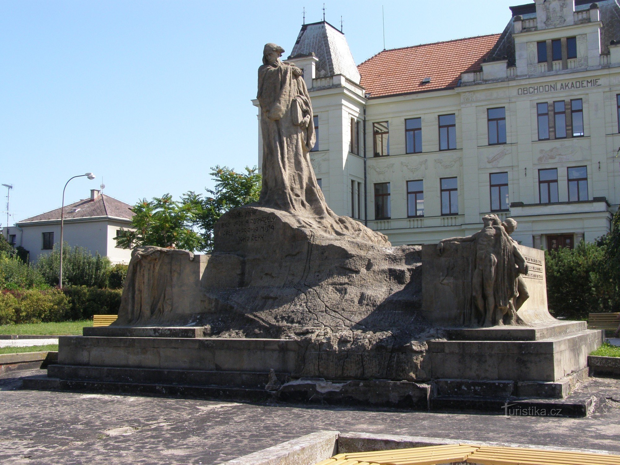 Hořice - monument till mästare Jan Hus