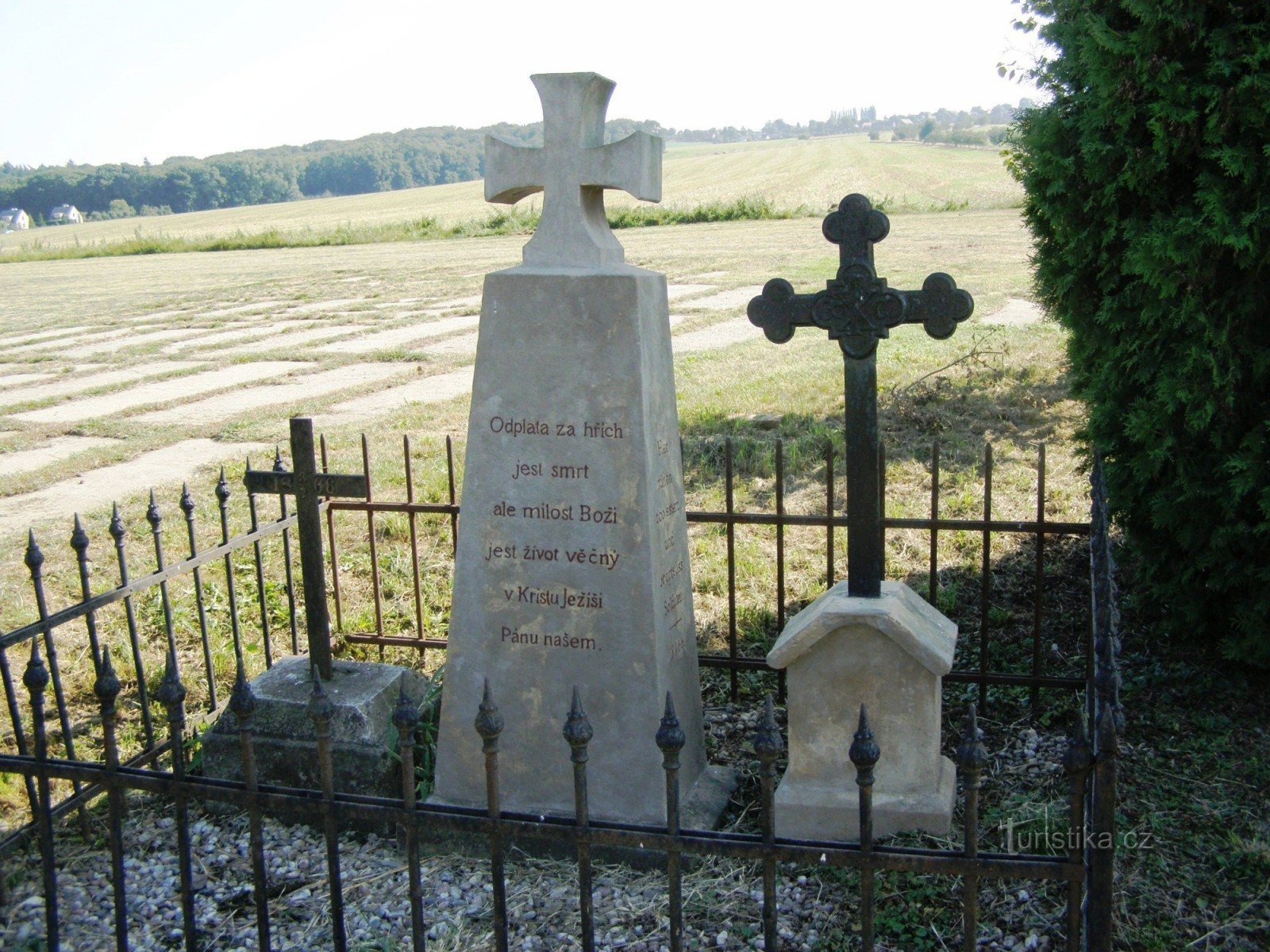 Hořiněves - monumenten van de slag van 1866