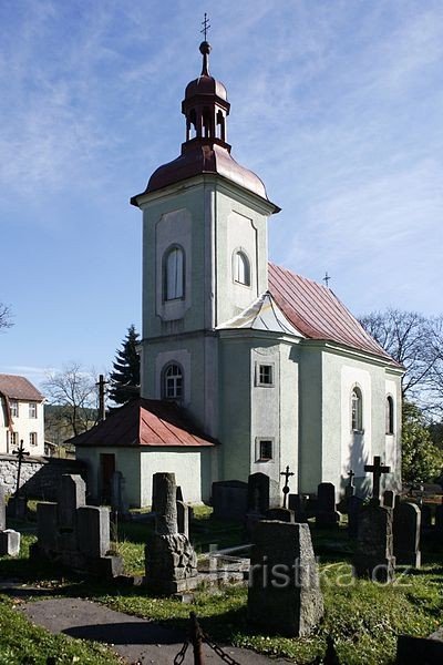 Horní Blatná - kaplica Świętego Krzyża