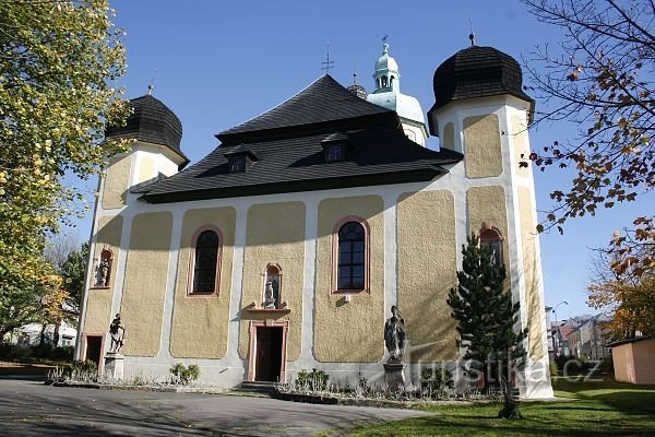 Horní Blatná - kościół św. Wawrzyńca
