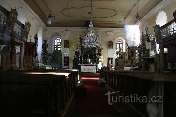 Horní Blatná - igreja de São Lourenço