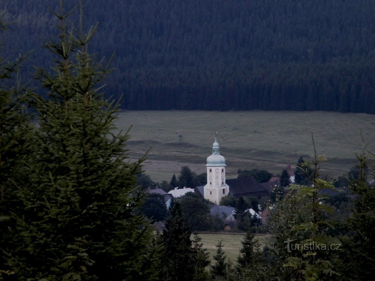 Horní Blatná från Blatenské vrch