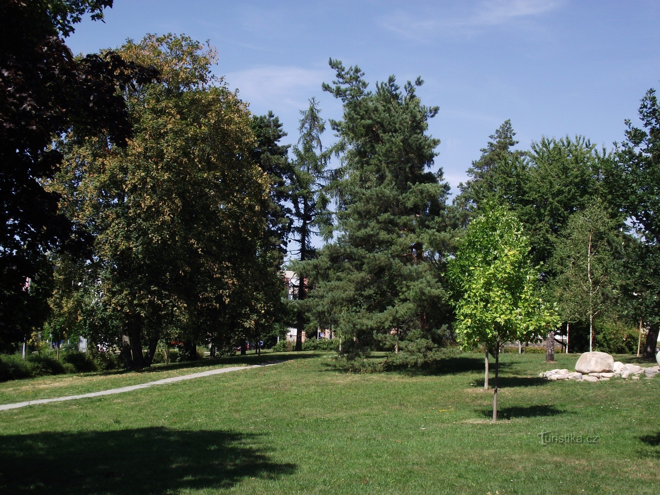 øverste del af parken